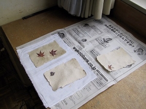 畳のい草手漉き和紙手紙