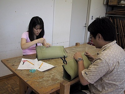 【畳の小物製作体験学習～いぐさ枕編～】畳の材料を利用して素敵な小物作り04