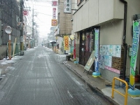 大雪の日の大阪の畳替え