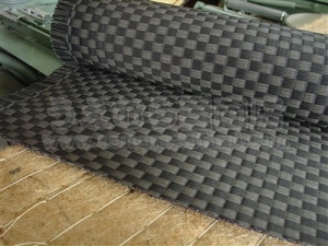 『明日は、ブラック（黒色）＆チャコールグレイ　市松柄カラー畳表使用のベッド用新畳の製作です。』～大阪大東市ショールームのある緑提灯★★★★★のたたみ屋さん上村畳商店のお仕事～�