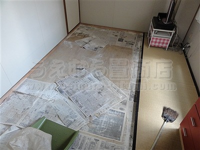 『介護養護用畳縁無し琉球畳一畳サイズカラー畳施工例。』（東大阪市）いまどきの畳屋さんうえむら畳商店?