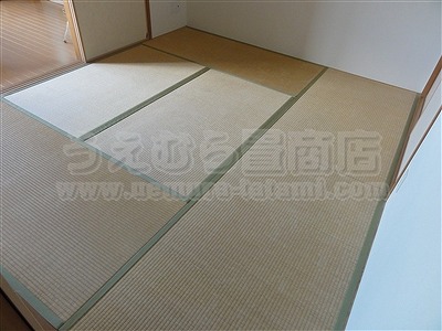 子育て世代用畳に変更の施工例。無添加きなり琉球畳のうえむら畳のお仕事1