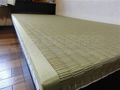 〜ベッド用畳“きなり”畳シリーズＧＯＫＵＢＵＴＯ（極太）施工事例〜大阪家庭用国産畳専門店いまどきの畳屋さんうえむら畳4