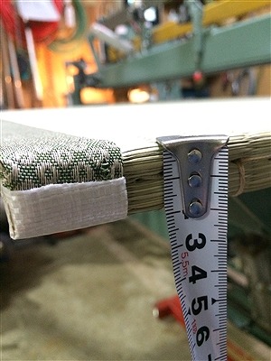 厚み１５ミリの極薄畳を表替え。（大阪大東市）安全安心家庭用国産畳専門店うえむら畳1