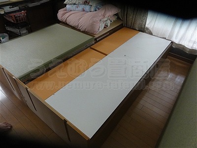 和紙製畳より天然い草畳ベッドでココチヨク眠りたい。（大阪大東市）家庭用国産畳専門店うえむら畳2