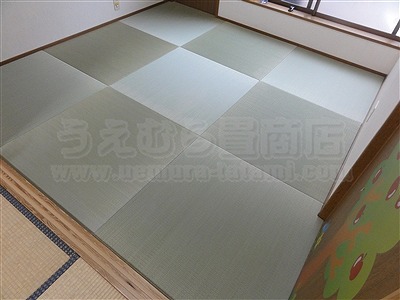 子どもたちは知っているいちばんキモチイイ床を…。縁無し琉球畳大阪家庭用国産畳専門畳店うえむら畳7