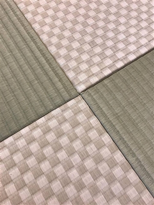 グリーンが良いんです。カラー縁無し琉球畳（セキスイ美草）大阪大東市６帖間施工例家庭用国産畳専門店うえむら畳5