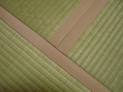 ピンク色の畳縁がステキな畳の施工例②